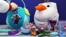 FROZEN Disney Frozen Elsa & Olaf Surprise Baskets Candy Toys Video