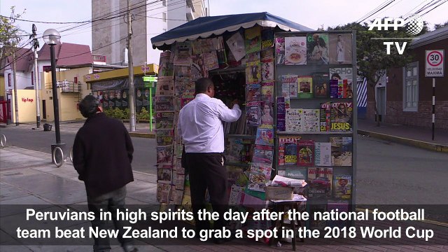 Peru feels tremendous joy to be going to World Cup