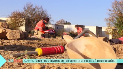 Sur Place aux fouilles de la Chevrolière