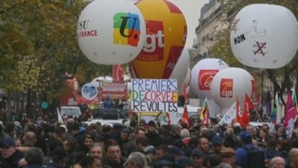 Escasa movilización en la cuarta protesta contra la reforma laboral de Macron