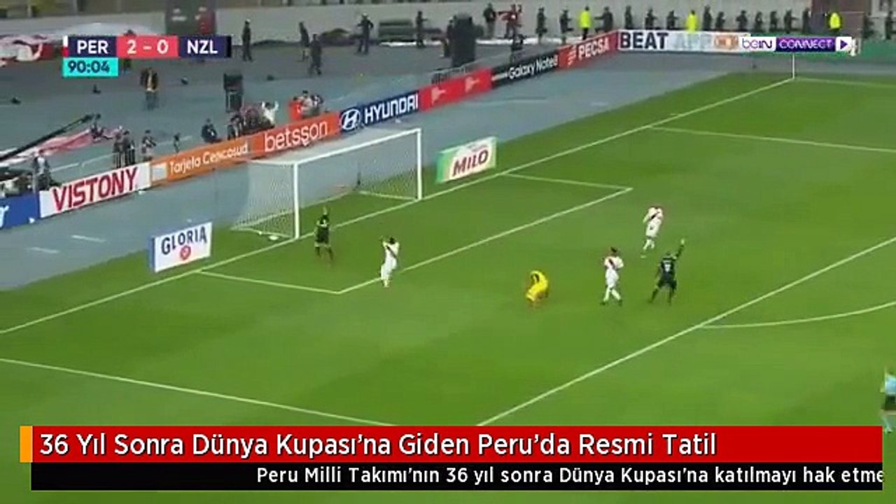36 Yıl Sonra Dünya Kupası'na Giden Peru'da Resmi Tatil
