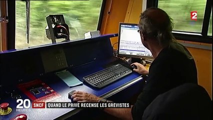 SNCF : quand le privé recense les grévistes