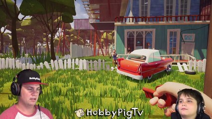 Hello Neighbor Alpha 4 Get to the Basement HobbyPigTV