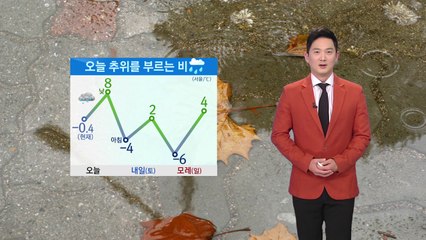 [날씨] 추위를 부르는 비...밤부터 기온 뚝 / YTN