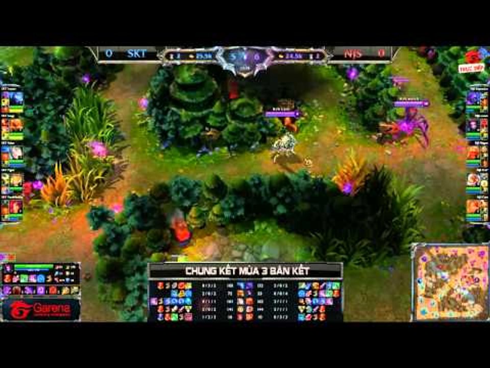 [CK Mùa 3] [Bán kết 1] SK Telecom T1 vs NaJin Black Sword [Game 1] [28.09.2013]
