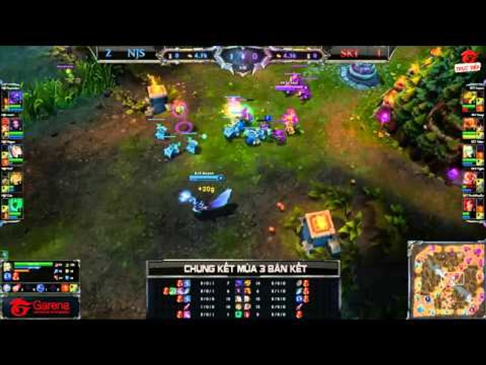 [CK Mùa 3] [Bán kết 1] SK Telecom T1 vs NaJin Black Sword [Game 4] [28.09.2013]