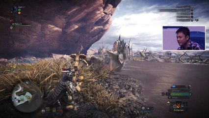 【MHW】モンスターハンターワールド　新モンスタージュラトドス戦　生放送実機プレイ動画【MHWorld】