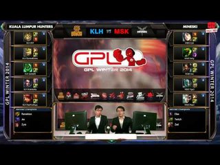 [GPL 2014 Mùa Đông] [Tuần 3] [Bảng A] Kuala Lumpur Hunters vs Mineski [13.11.2013]