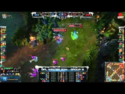 [GPL 2014 Mùa Đông] [Tuần 4] [Bảng B] Singapore Sentinels vs Azubu Taipei Snipers [22.11.2013]