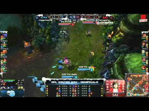 [GPL 2014 Mùa Đông] [Bán Kết 1] [Game 1] Saigon Jokers vs Azubu Taipei Assassins [18.12.2013]