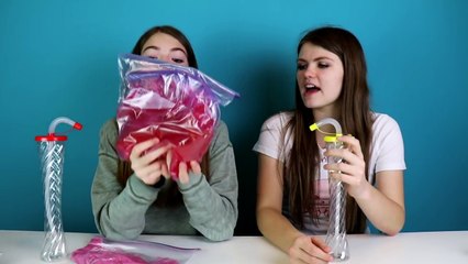 SISTER SLIME SWAP SMOOTHIE CHALLENGE / JustJordan33