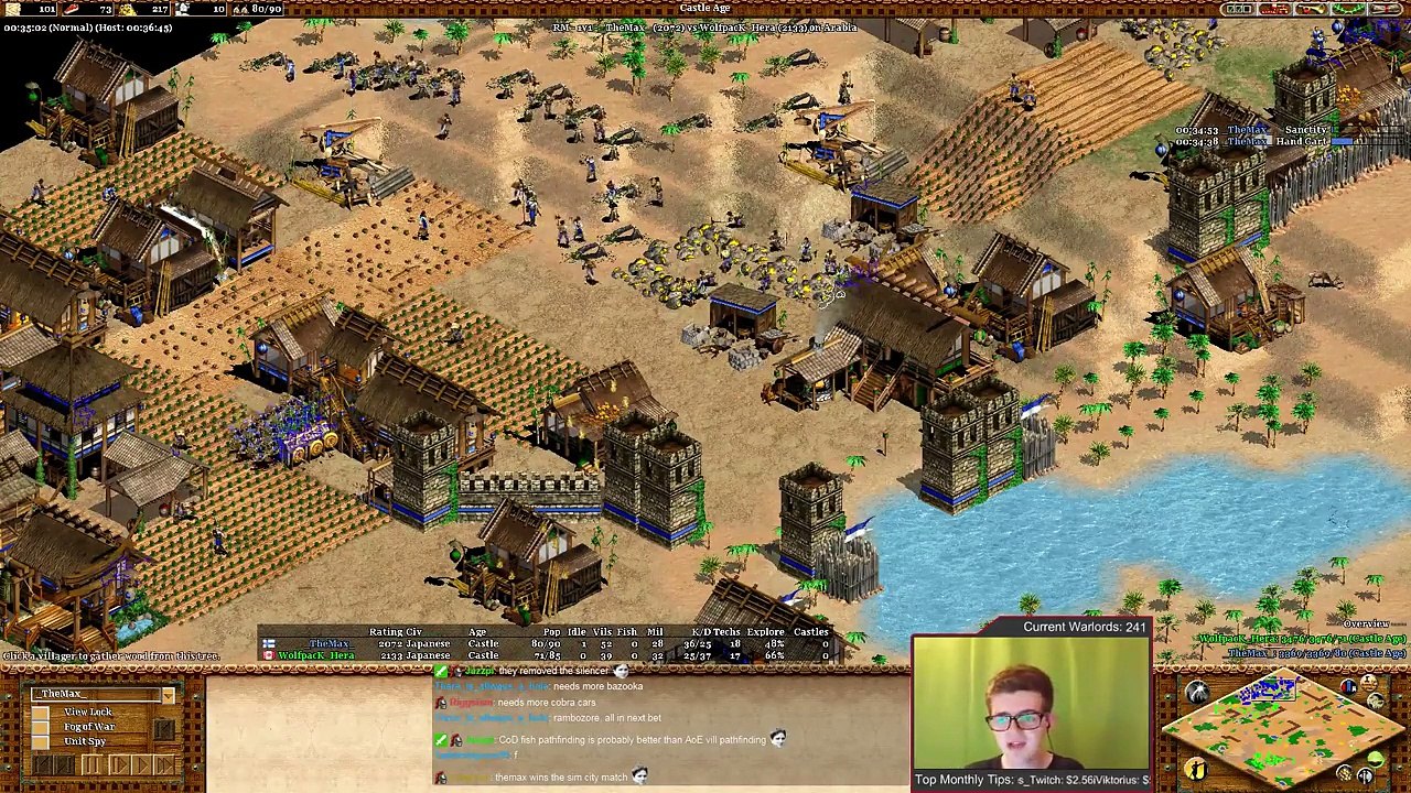 AoE2 Insane Japanese War - Hera vs TheMax