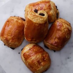 Homemade Chocolate Croissants