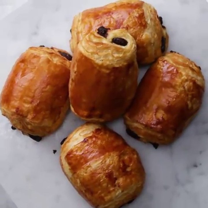 Homemade Chocolate Croissants