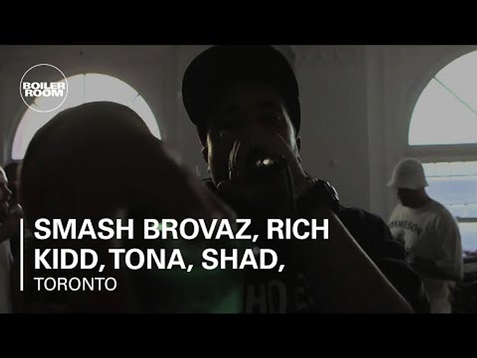 Smash Brovaz, Rich Kidd, Tona, Shad, Adam Bomb cypher - Boiler Room Rap Life Toronto
