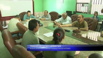Transportistas lamentan nuevo atentado contra conductor de autobús