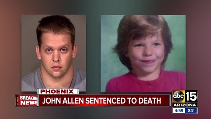 Phoenix man gets death sentence in death of girl in box