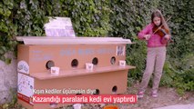 11 Yaşında Sokak Kedilerinin İhtiyaçları İçin Sokakta Keman Çalarak Para Toplayan Yaşı Küçük Kalbi Kocaman Hanım Kız