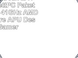 VIBOX Killstreak LA4224 KomplettPC Paket Gaming PC  41GHz AMD A6 DualCore APU Desktop