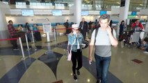 JinJoo Lee Of The Dance-Rock Band DNCE Catches A Flight