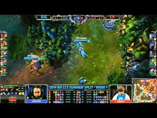 [25.05.2014] DIG vs C9 [LCS NA Hè 2014]