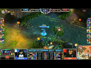 [26.05.2014] LMQ vs CRS [LCS NA Hè 2014]