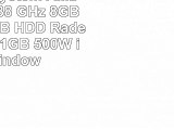 Office PC System AMD FX4300 4x38 GHz 8GB RAM 2000GB HDD Radeon HD3000 1GB 500W inkl