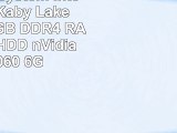 Gamer PC System Intel i77700K Kaby Lake 4x42 GHz 8GB DDR4 RAM 2000GB HDD nVidia GTX1060