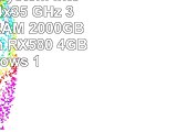 Gamer PC System Intel i56600K 4x35 GHz 32GB DDR4 RAM 2000GB HDD Radeon RX580 4GB