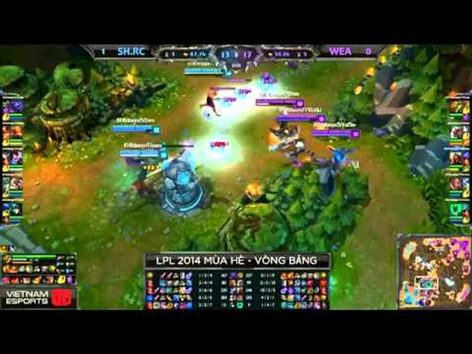 [01.08.2014] SHRC vs WEA [LPL He 2014] [Tran 2]