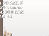 AGANDO Silent Allround  Business PC  AMD FX4300 4x 38GHz  GeForce GT710 2GB  8GB RAM