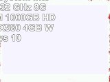 Gamer PC System Intel i56500 4x32 GHz 8GB DDR4 RAM 1000GB HDD Radeon RX580 4GB  Windows