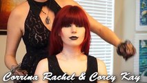 ♥ ASMR Scalp Massage & Hair Play ♥ - Binaural Whisper Goth Girl Cosplay