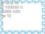 Gamer PC System Intel i56500 4x32 GHz 16GB DDR4 RAM 1000GB HDD Radeon RX580 4GB  Windows