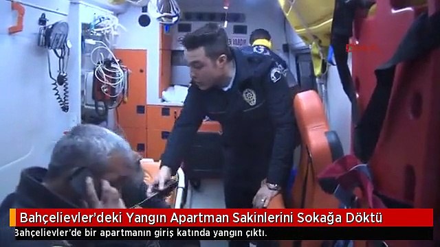 Bahçelievler'deki Yangın Apartman Sakinlerini Sokağa Döktü