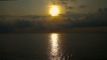 Royalty Free Stock Video Footage of the sunrise Sunda Strait Indonesia