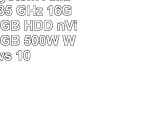 Office PC System AMD FX6300 6x35 GHz 16GB RAM 1000GB HDD nVidia GT730 2GB 500W Windows