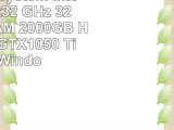 Gamer PC System Intel i56500 4x32 GHz 32GB DDR4 RAM 2000GB HDD nVidia GTX1050 Ti 4GB