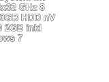 Office PC System Intel i56500 4x32 GHz 8GB RAM 2000GB HDD nVidia GT730 2GB inkl Windows