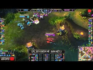 [20.08.2014] OMG vs SH.RC [LPL He 2014][Bán Kết 2] [Tran 5]