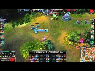 [23.08.2014] OMG vs SHR [LPL He 2014] [CK Nhánh Thua] [Trận 1]