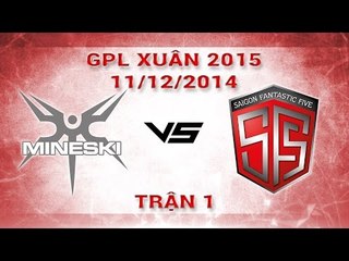 [11.12.2014] MSGP vs SF5 [GPL Xuân 2015][Trận 1]