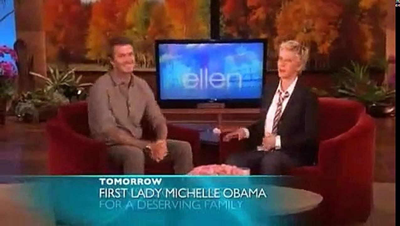 David Beckham, Sara Bareilles on The Ellen Degeneres Show {Full} s08e033 8