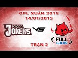 [14.01.2015 ] SAJ vs HFL [GPL Xuân 2015] [Trận 2]