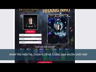 Hướng dẫn sử dụng Liên Minh Nhắng Nhít (công cụ chỉnh sửa ảnh)