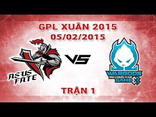 [05.02.2015] ASF vs WG [GPL Xuân 2015] [Trận 1]