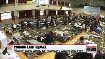 Pohang earthquake injuries, damage continue to rise on third day
