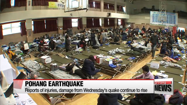 Pohang earthquake injuries, damage continue to rise on third day