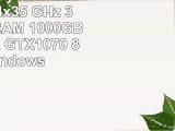 Gamer PC System Intel i56600K 4x35 GHz 32GB DDR4 RAM 1000GB HDD nVidia GTX1070 8GB