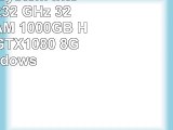 Gamer PC System Intel i56500 4x32 GHz 32GB DDR4 RAM 1000GB HDD nVidia GTX1080 8GB